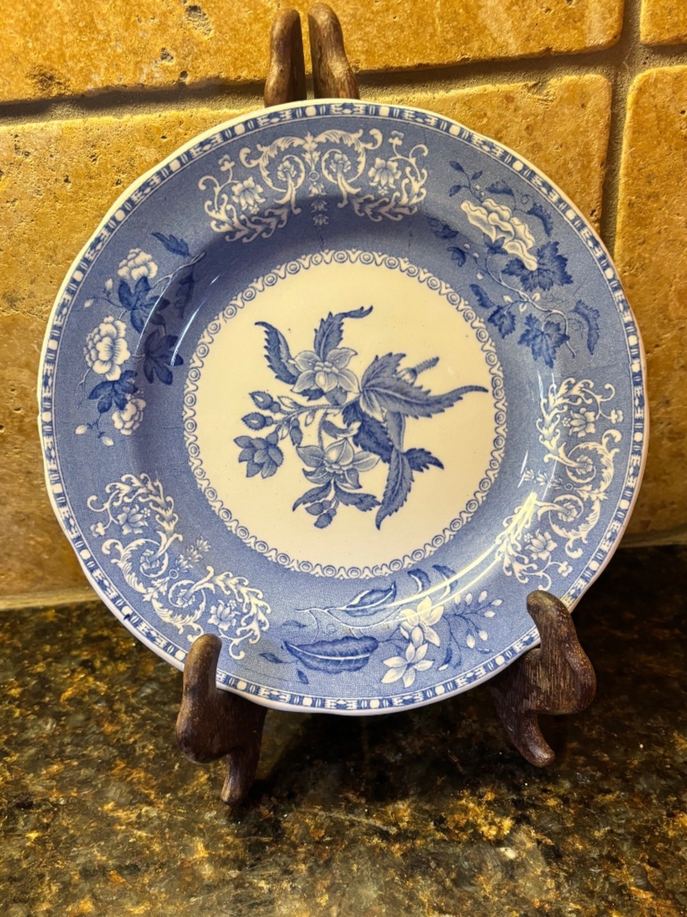 Spode Blue Camilla 7 1/2" Salad Plate